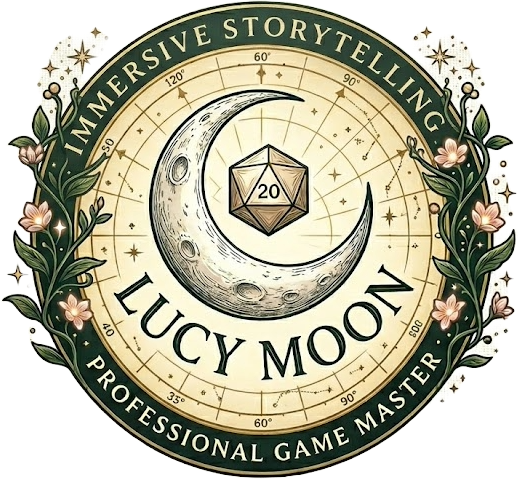 Lucy Moon Professional Game Master Logo